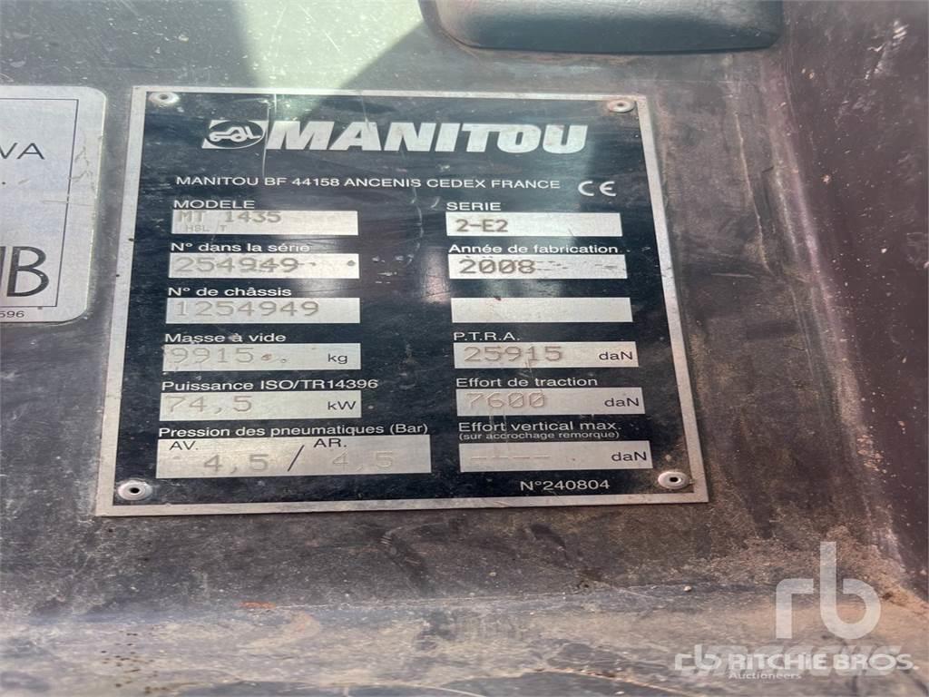 Manitou MT1435HSLT Plataformas con brazo de elevación manual