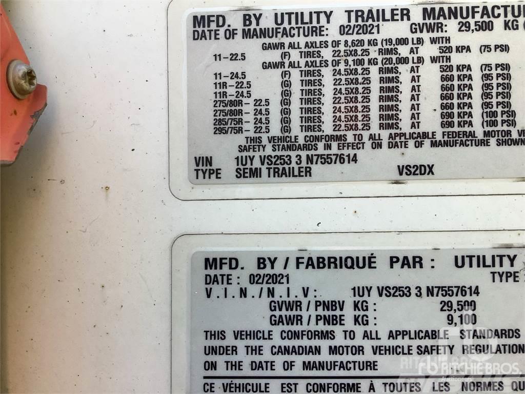 Utility VS2DX Semirremolques de carrocería de cajas