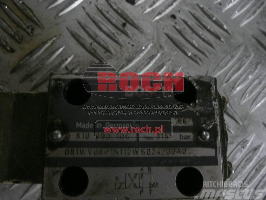 Bosch 0810090106 081WV06P1N112WS024/00A0 Hidráulicos