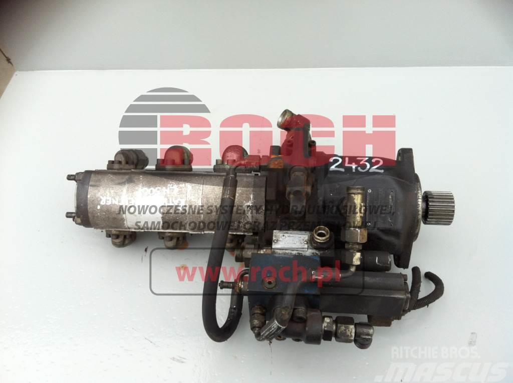 Brueninghaus Hydromatik A10VO28DFR/31R-PSC12K01 923065 1047486 + POMPA ZEB Hidráulicos