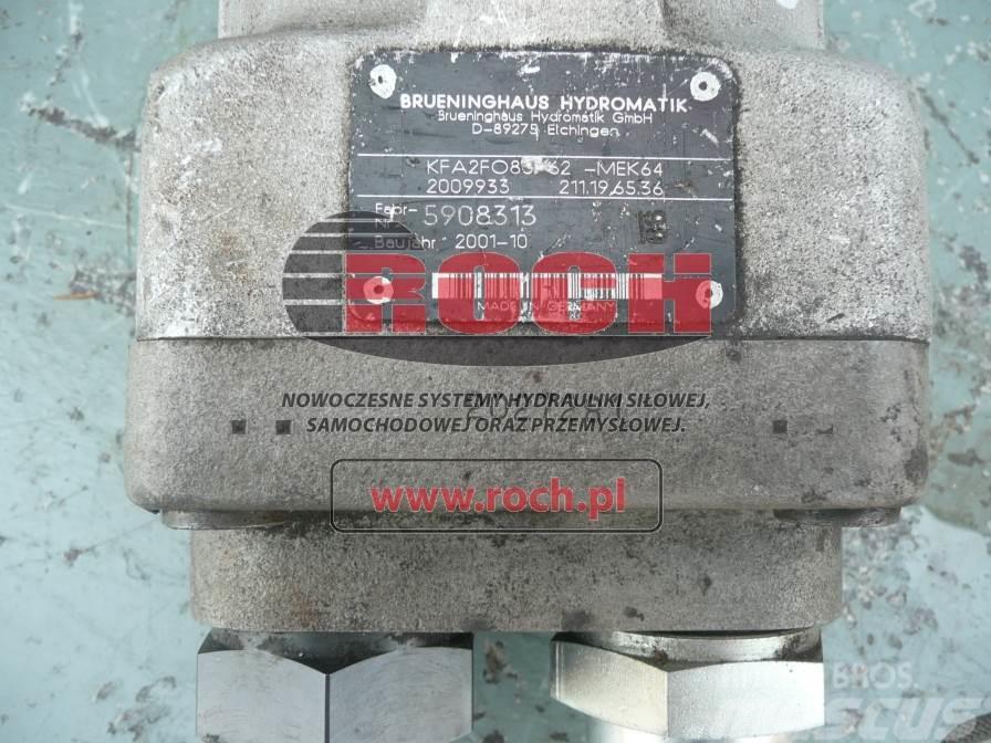 Brueninghaus Hydromatik KFA2FO80/62-MEK64 2009933 211.19.65.36 Hidráulicos