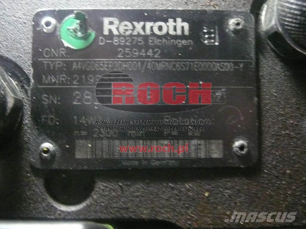 Rexroth A4VGO65EP2DH001/40MRNC6S71F0000AS00-Y 2199854 2594 Hidráulicos