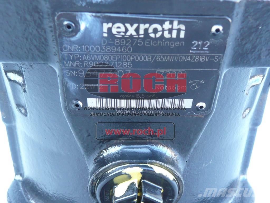 Rexroth A6VM080EP100P000B/65MWVON4Z81BV-S 1000389460 Motores