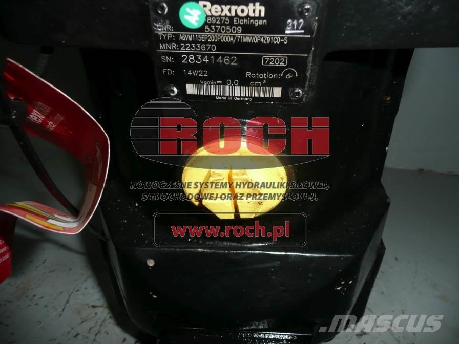 Rexroth A6VM115EP200P000A/71MWV0P4Z91C0-S 2233670 5370509 Motores