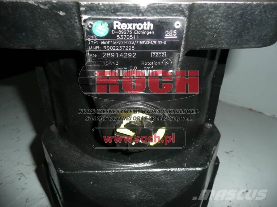 Rexroth A6VM115EP200P000A/71MWV0P4Z91D0-0 5370511 Motores