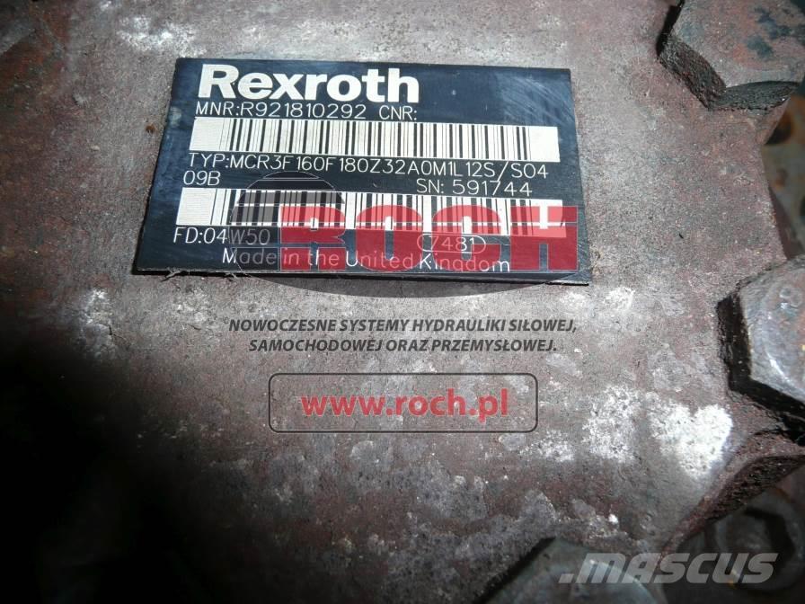 Rexroth MCR3F160F180Z32A0M1L12S/S0409B Motores