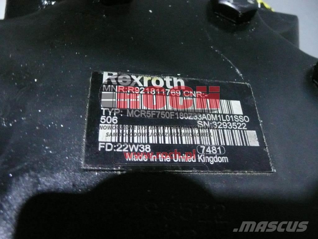 Rexroth MCR5F750F180Z33A0M1L01SS0506 Motores