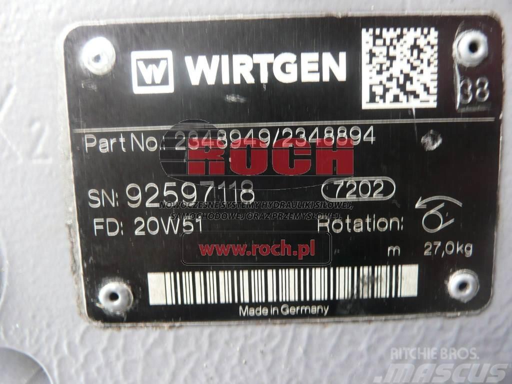 Wirtgen 2348949 / 2348894 Hidráulicos