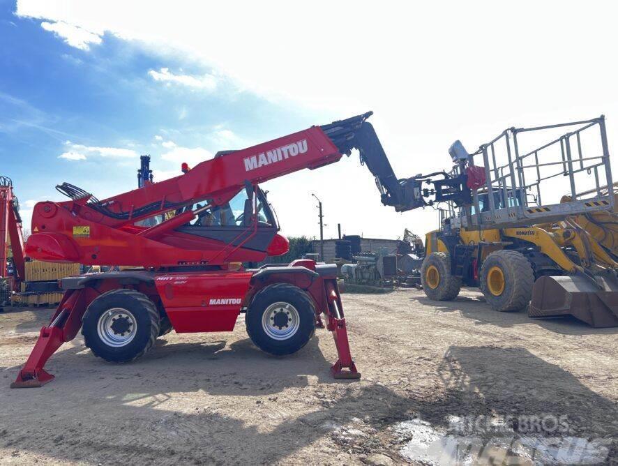 Manitou MRT1840 forks platforma + winch Carretillas telescópicas