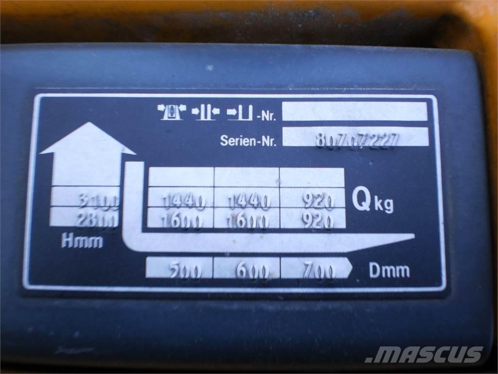 Jungheinrich EJC16 V-1667 Apiladores manuales