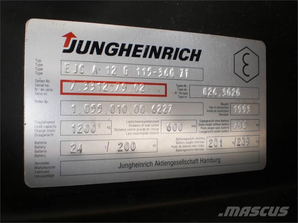 Jungheinrich EJCA12,5 V-1649 Apiladores manuales