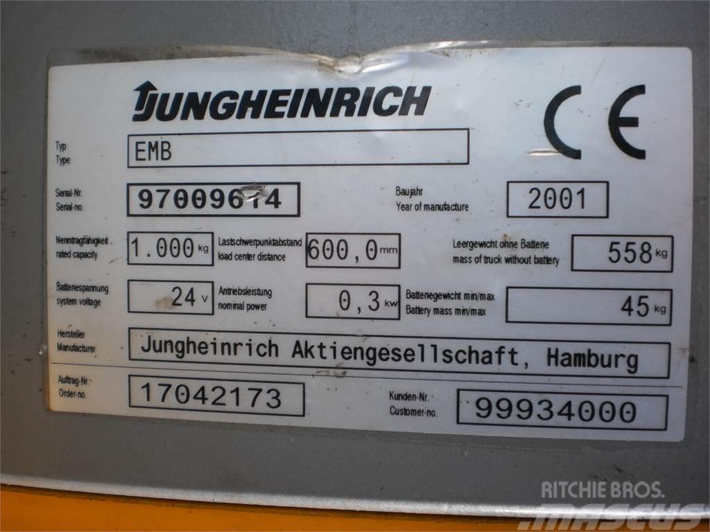 Jungheinrich EMB10 SWIFT V-0981 Apiladores manuales