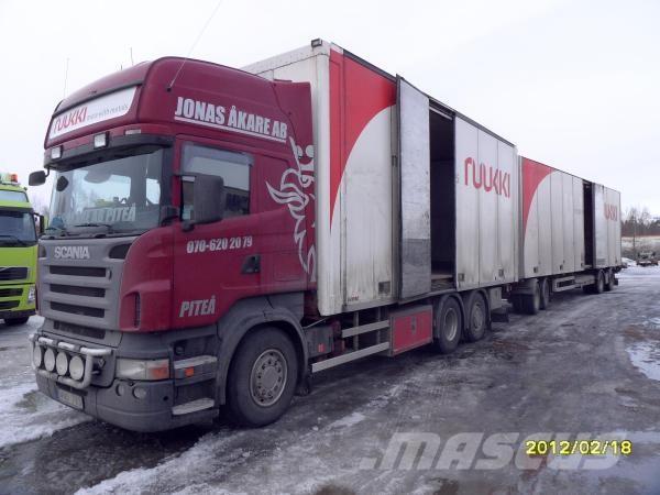 Scania R500 Camiones con caja de remolque