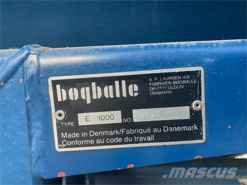 Bogballe E 1000 Esparcidoras de abono