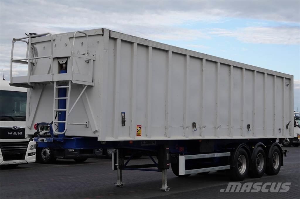 Kaiser WYWROTKA 55 m3 / ALUMINIOWA / WAGA: 5900 KG / SPRO Semirremolques de volteo