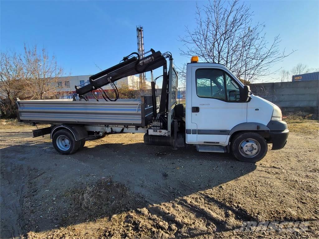 Renault Mascott 160 Three-sided tipper + Crane - 6.5tons Bañeras basculantes usadas