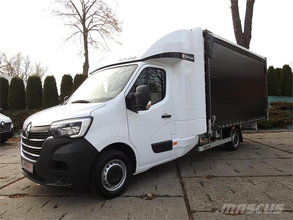 Renault MASTER NOWY PLANDEKA 10 PALET WEBASTO KLIMATYZACJA Camiones de superficie plana/cabrestantes