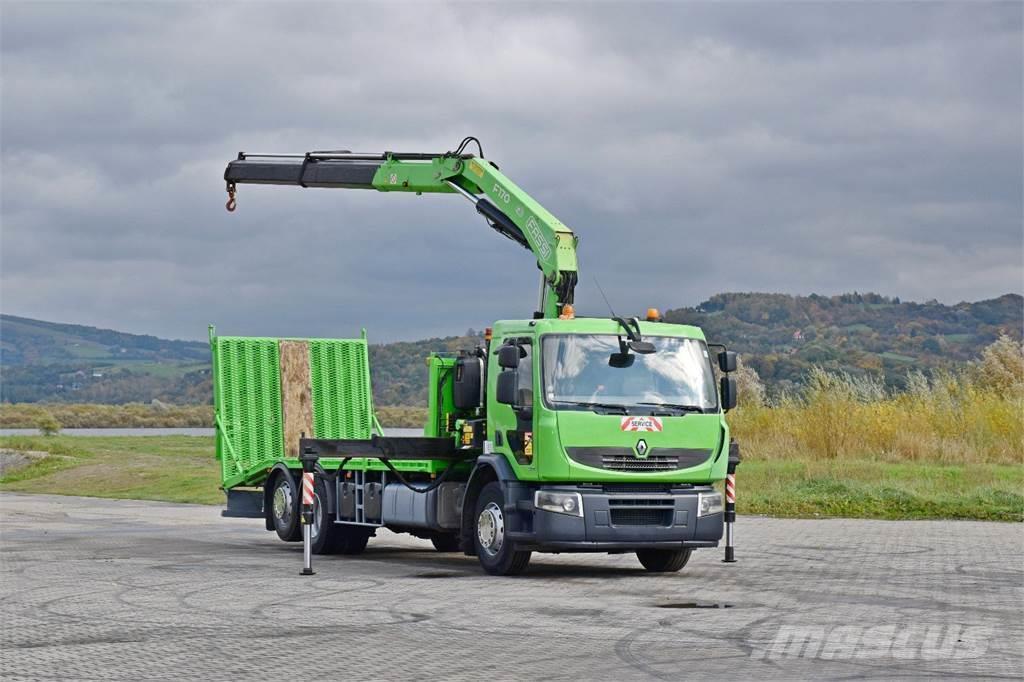 Renault PREMIUM 320 DXI * FASSI F170A.22 + FUNK Vehículos de reciclaje