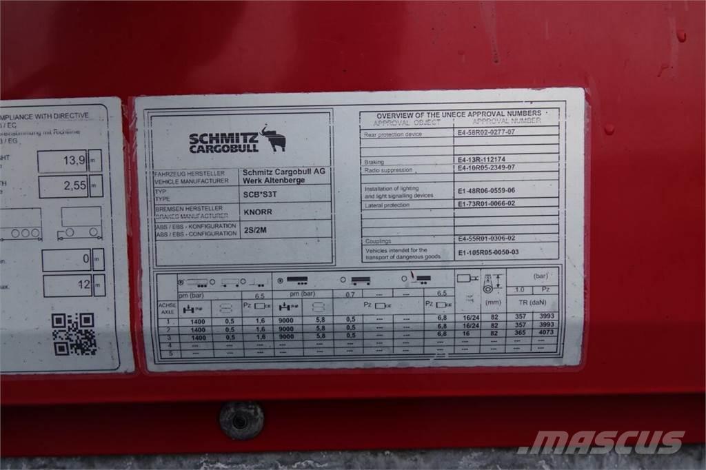 Schmitz Cargobull FIRANKA / STANDARD / 2018 ROK Semirremolques de caja de lona