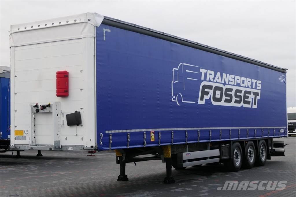 Schmitz Cargobull FIRANKA / MAŁO UŻYWANA / STANDARD  / OŚ PODNOSZONA Semirremolques de caja de lona