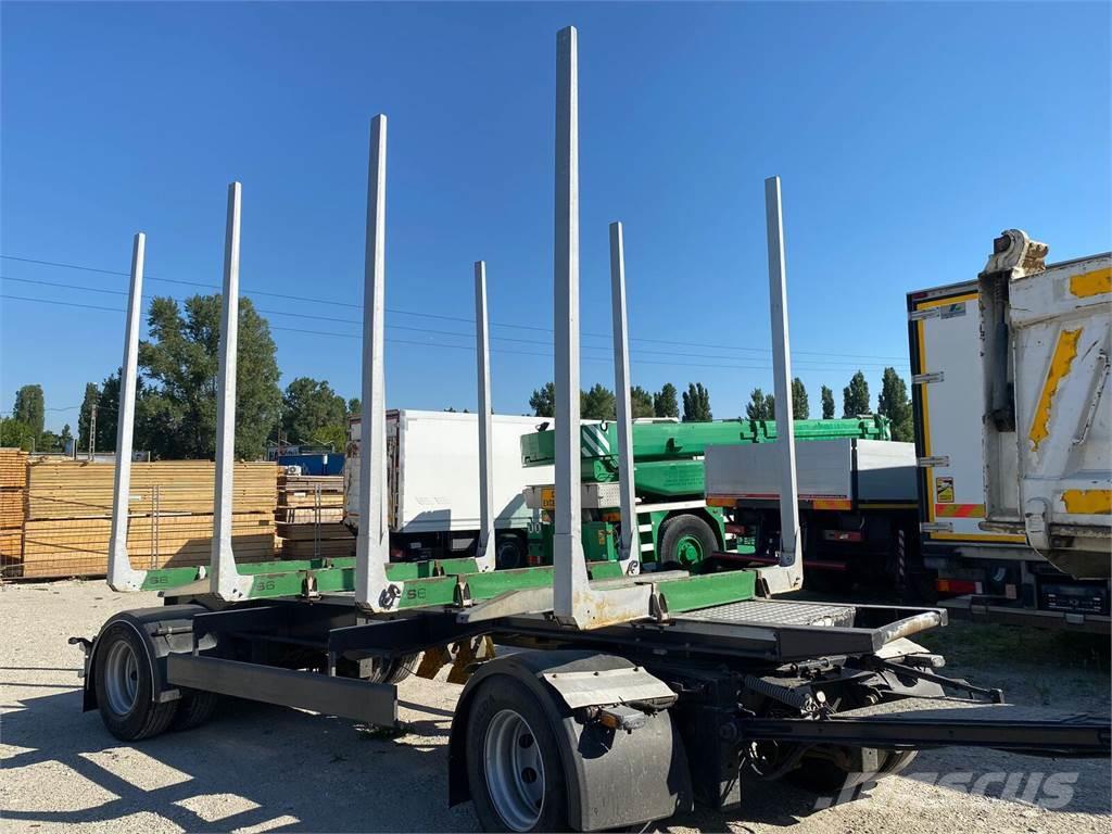 Schwarzmüller Log transporter trailer Maderas