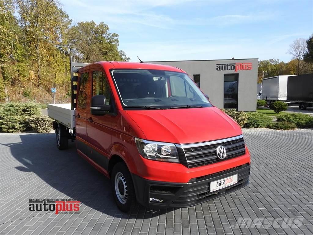 Volkswagen CRAFTER SKRZYNIA PODWÓJNA KABINA DOKA 7 MIEJSC KLI Camiones de cama baja