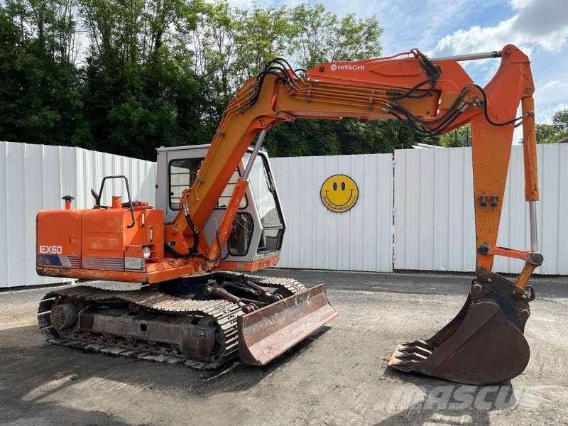 Hitachi EX60 Excavadoras sobre orugas