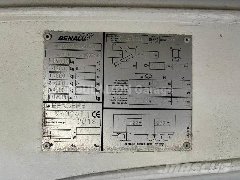 Benalu BULKLINER Semirremolques de volteo