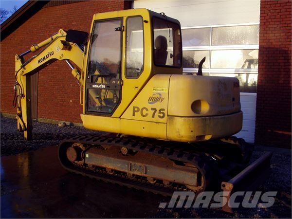 Komatsu PC75 Miniexcavadoras