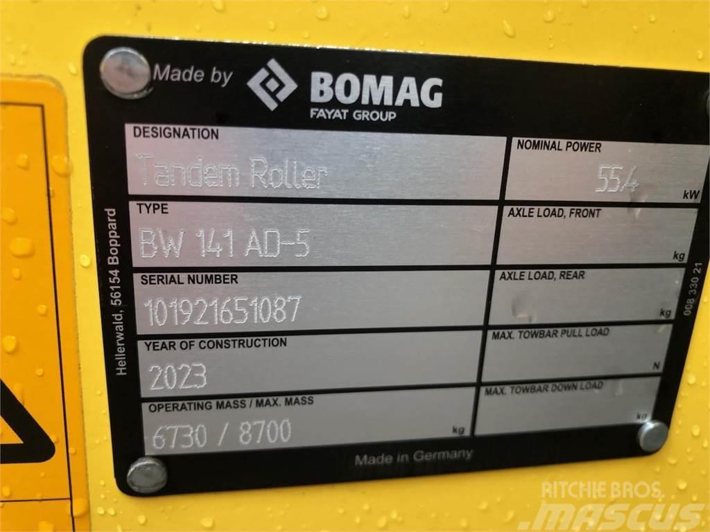 Bomag BW141AD-5 Rodillos de un solo tambor