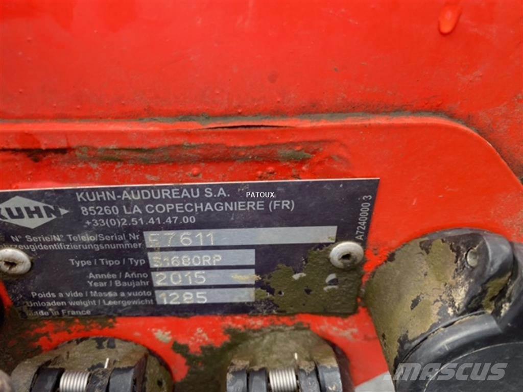 Kuhn S1680RP Gradas vibratorias / rotocultivadoras