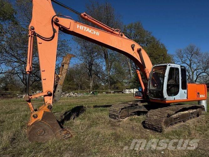 Hitachi EX200 Excavadoras sobre orugas