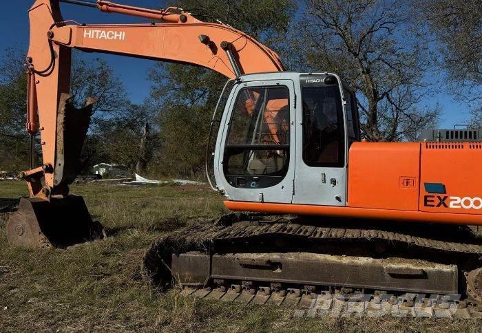 Hitachi EX200 Excavadoras sobre orugas