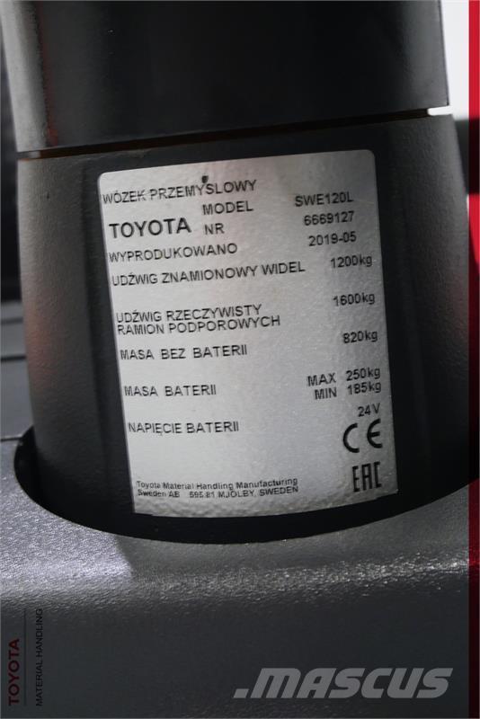 Toyota SWE120L Montacargas manual