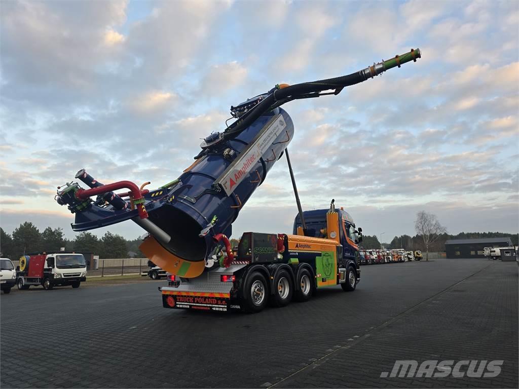 Scania Amphitec VORTEX G2 ATEX suction and blowing vacuum Camiones aspiradores/combi