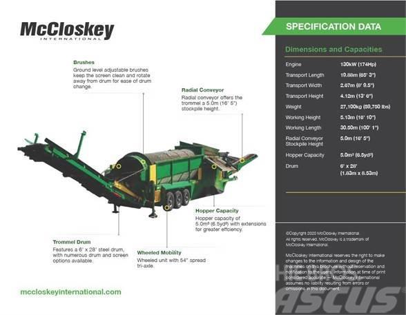 McCloskey 628RE Machacadoras