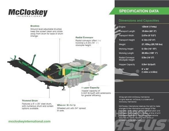 McCloskey 628RE Machacadoras