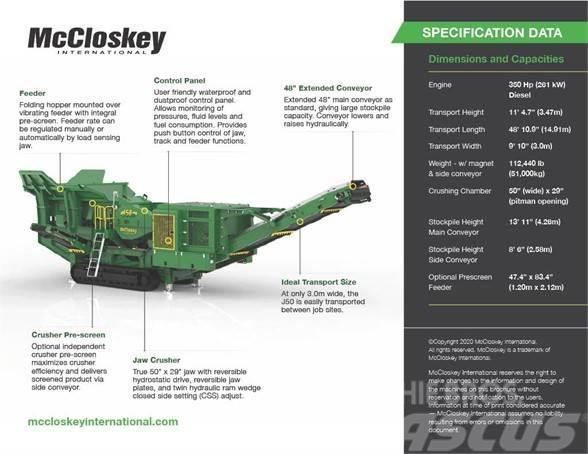 McCloskey J50 Trituradoras