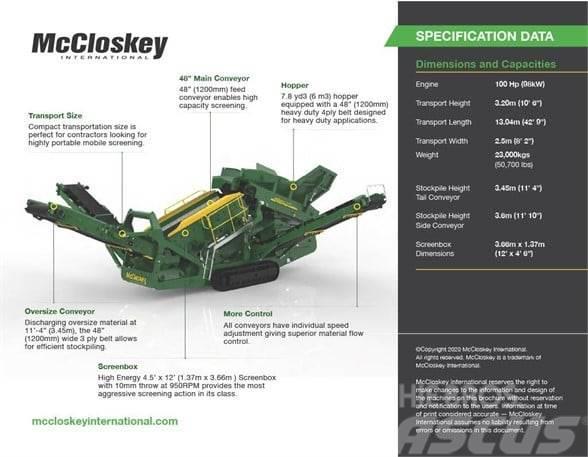 McCloskey R105 Machacadoras