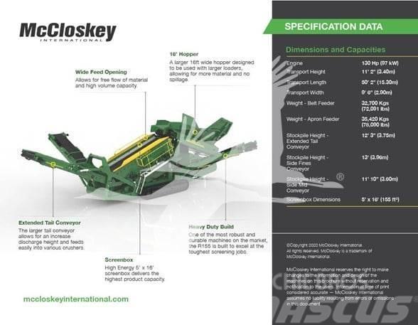 McCloskey R155 Machacadoras