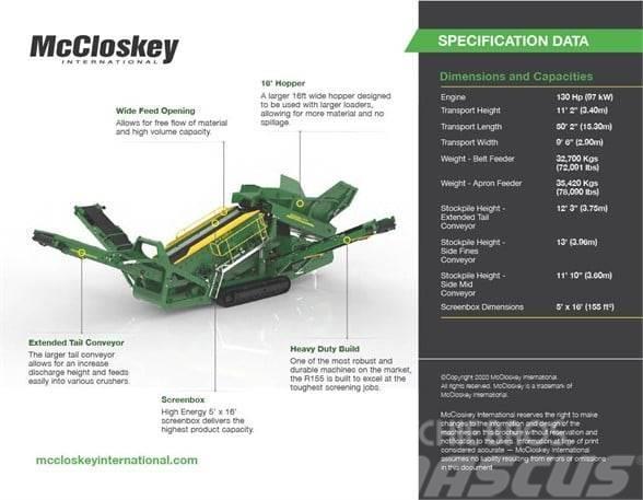 McCloskey R155 Machacadoras