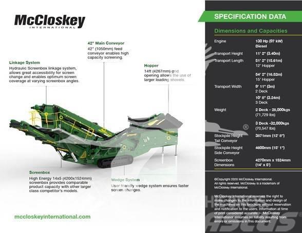 McCloskey S1302DT Machacadoras