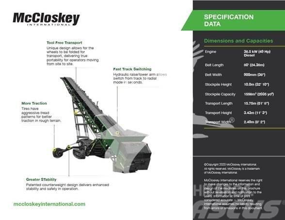 McCloskey ST80TLA Cintas transportadoras