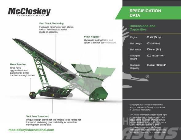 McCloskey ST80TVLA Cintas transportadoras