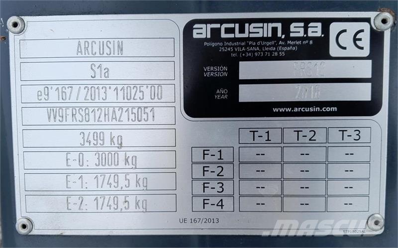 Arcusin Forstack Remolques para pacas