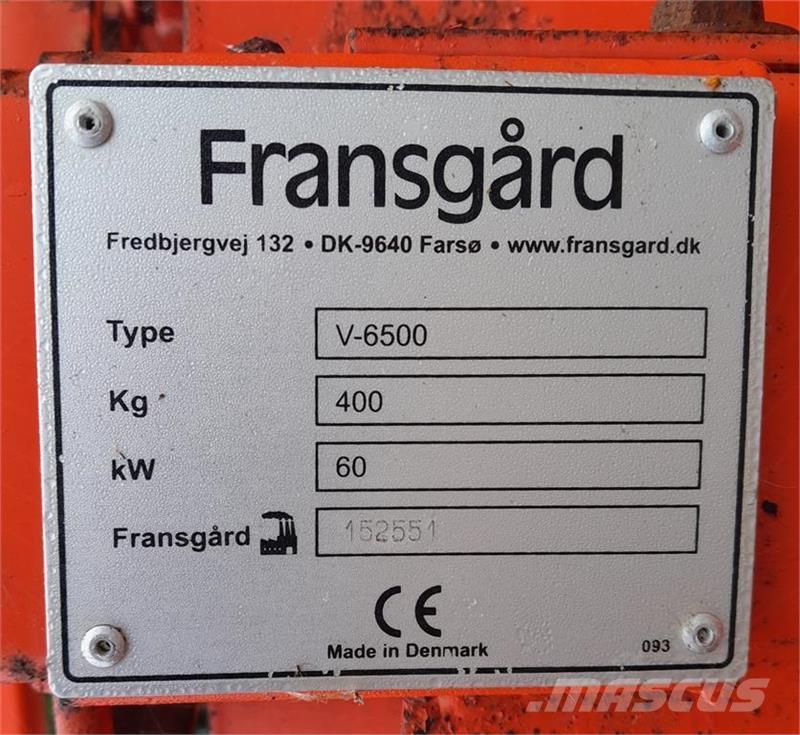 Fransgård V-6500 Cabrestantes