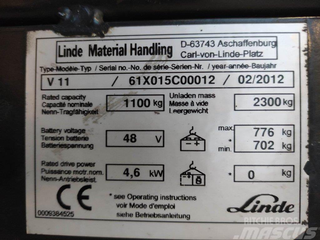 Linde V11 Montacargas recogepedidos de gran altura