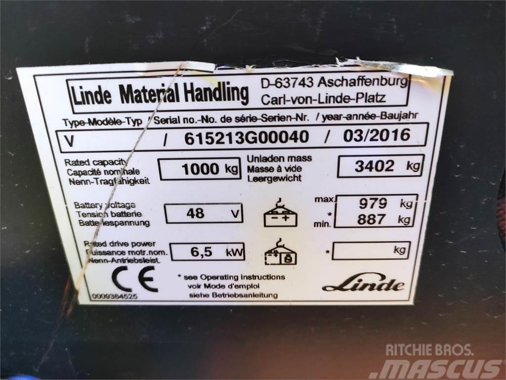 Linde V12 Montacargas recogepedidos de gran altura