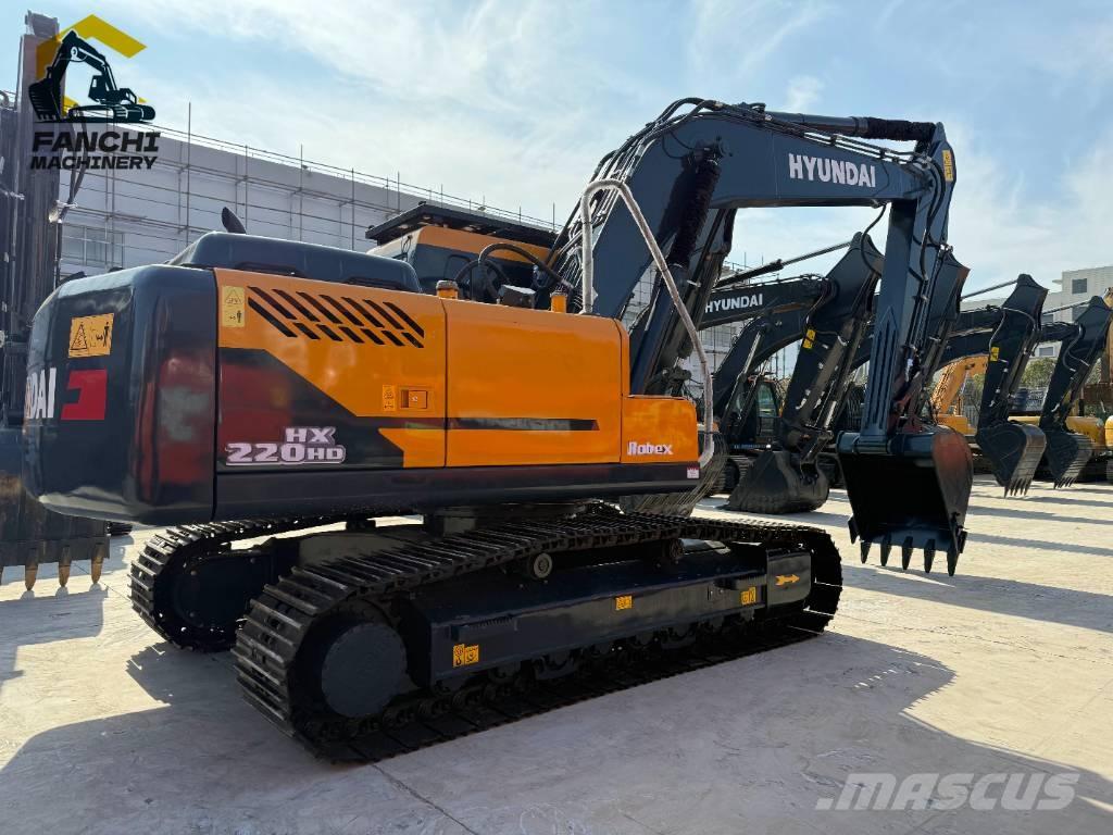 Hyundai 220 Excavadoras sobre orugas